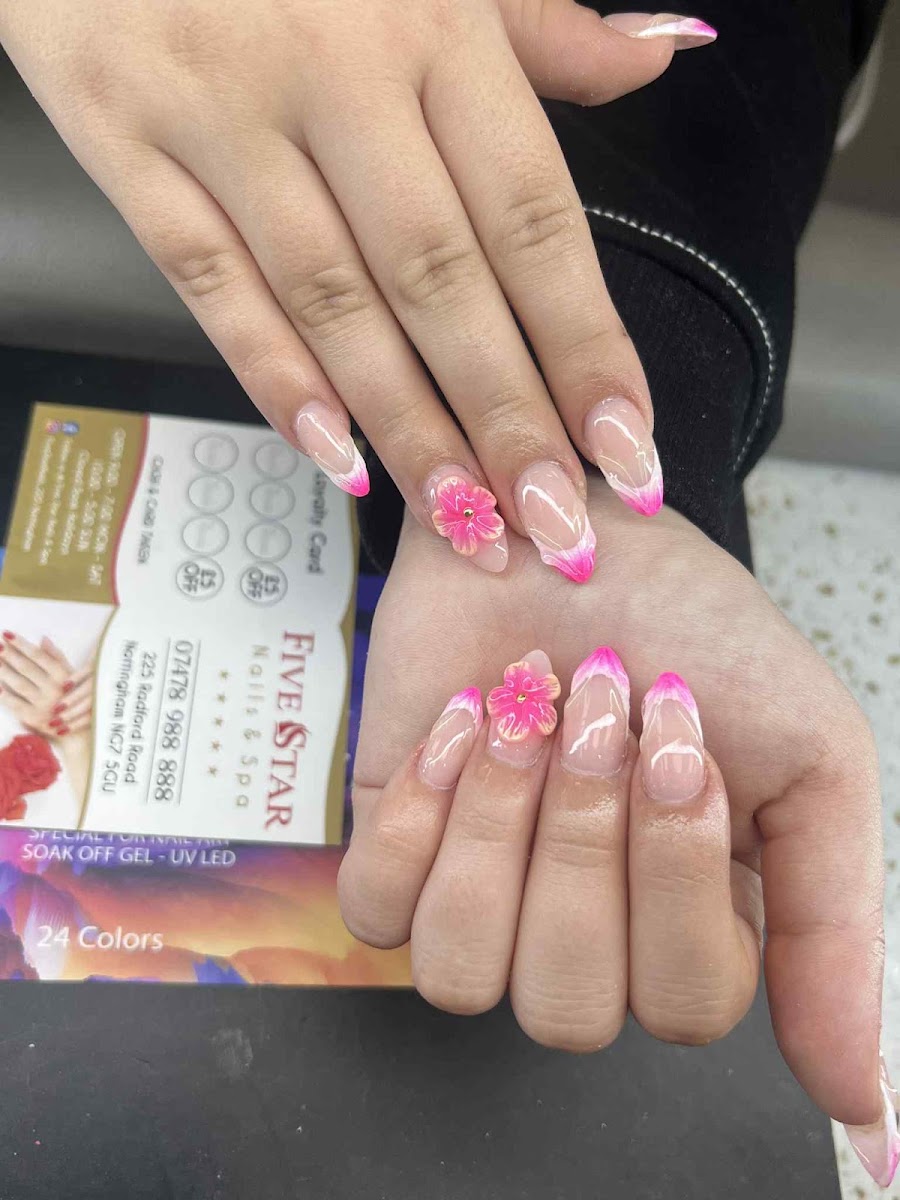 FIVE STAR Nails And Spa work